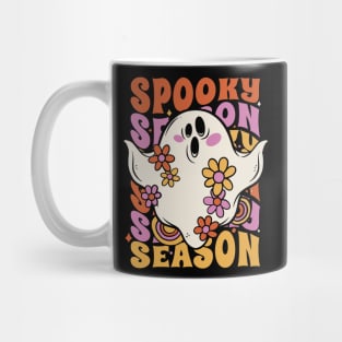 Retro Spooky Season Halloween Ghost // Groovy Halloween Spooky Cute Mug